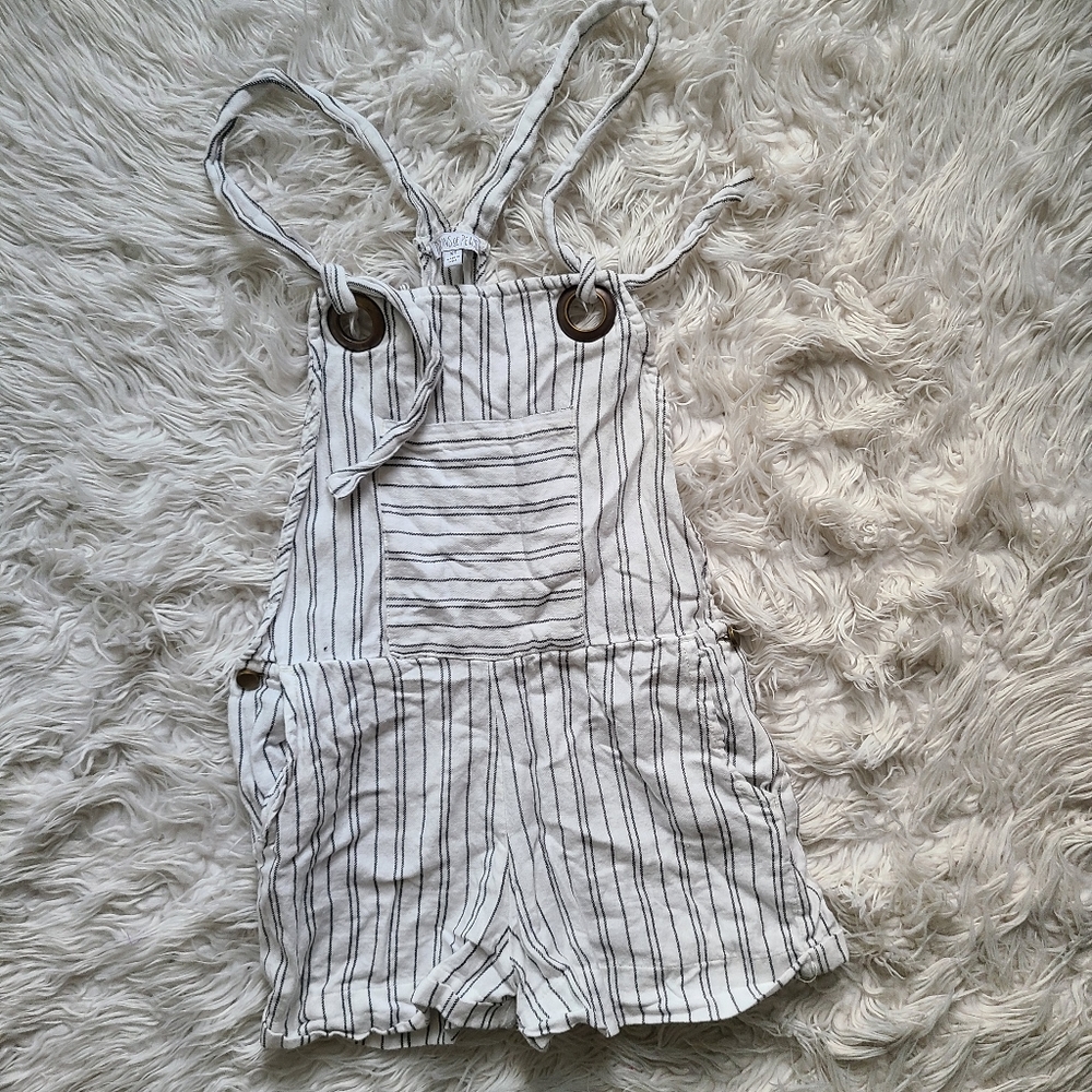 Striped Overalls